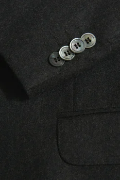 Slim Fit Flannel Blazer