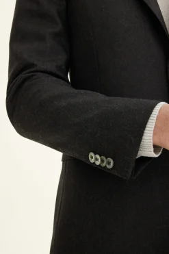 Slim Fit Flannel Blazer