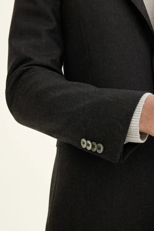 Slim Fit Flannel Blazer
