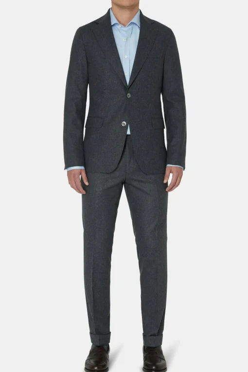 Slim Fit Flannel Suit