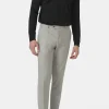 Slim Fit Flannel Trousers