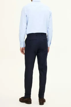 Slim Fit Flannel Trousers