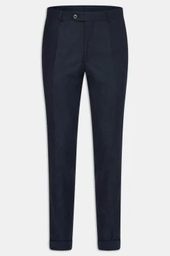 Slim Fit Flannel Trousers