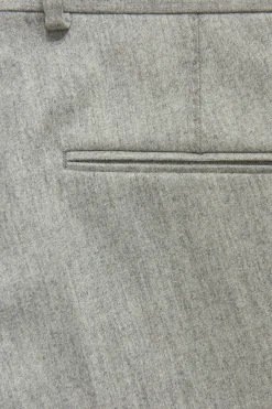 Slim Fit Flannel Trousers