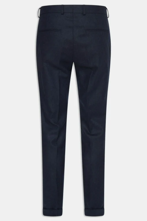 Slim Fit Flannel Trousers
