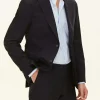 Slim Fit Linen Blazer