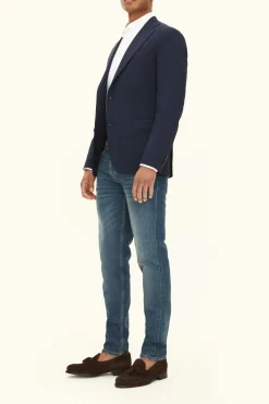 Slim Fit Linen Blazer