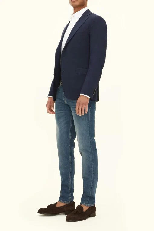 Slim Fit Linen Blazer