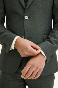 Slim Fit Linen Blazer