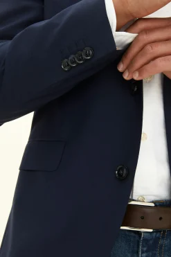 Slim Fit Linen Blazer