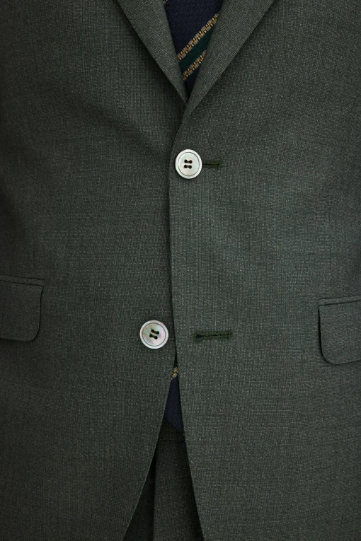 Slim Fit Linen Blazer