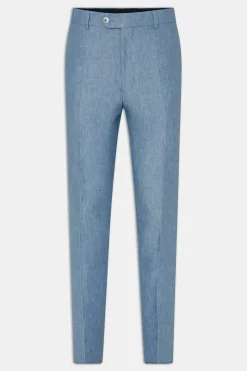 Slim Fit Linen Trousers