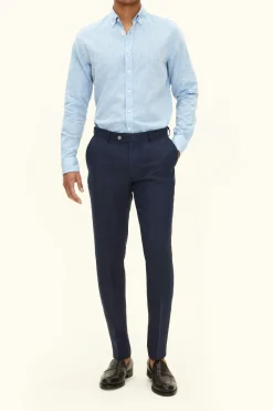 Slim Fit Linen Trousers