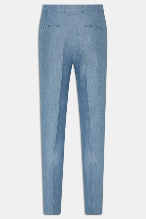 Slim Fit Linen Trousers