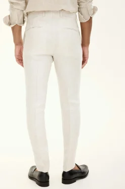 Slim Fit Linen Trousers