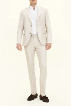 Slim Fit Linen Trousers