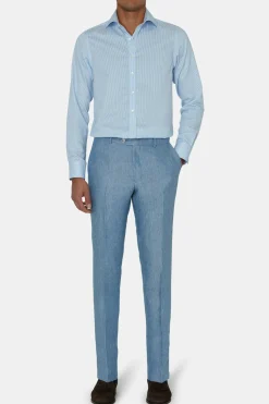 Slim Fit Linen Trousers