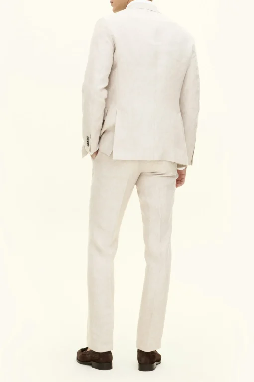 Slim Fit Linen Trousers