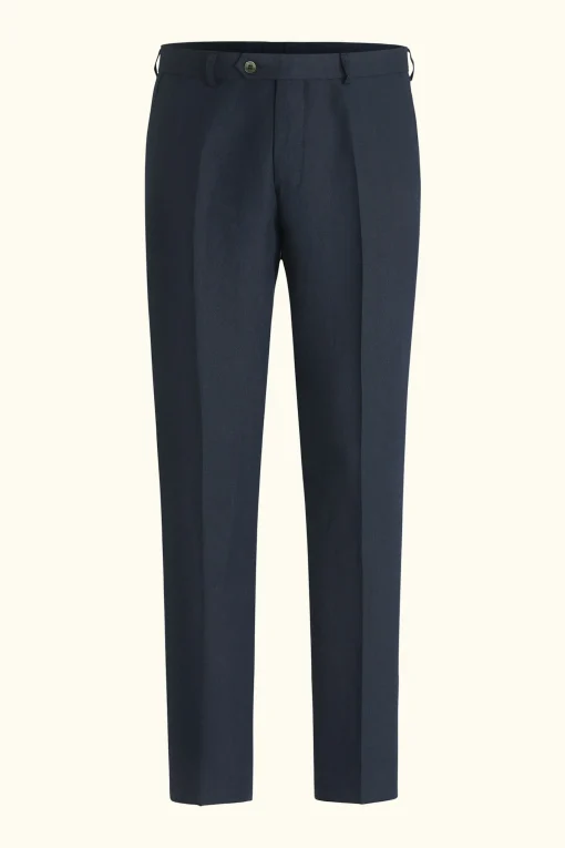 Slim Fit Linen Trousers