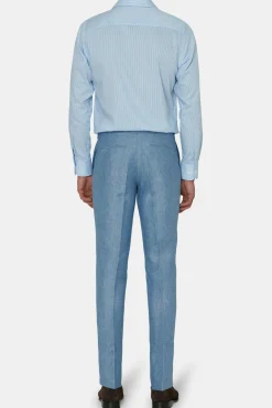 Slim Fit Linen Trousers