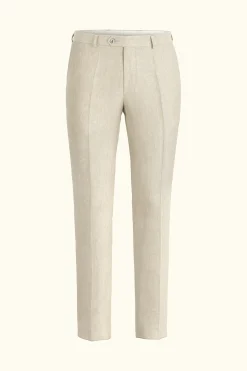 Slim Fit Linen Trousers