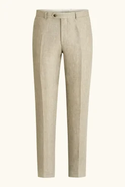 Slim Fit Linen Trousers