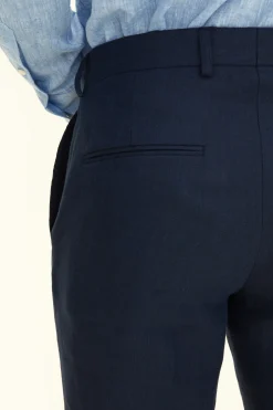 Slim Fit Linen Trousers