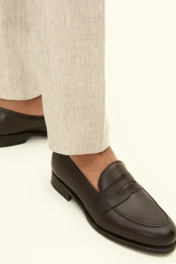 Slim Fit Linen Trousers