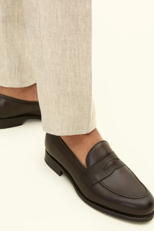 Slim Fit Linen Trousers