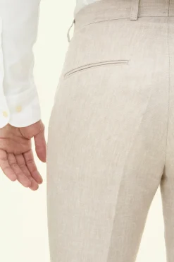 Slim Fit Linen Trousers