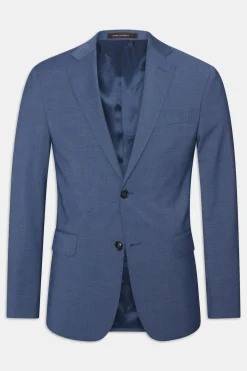 Slim Fit Microstructure Blazer