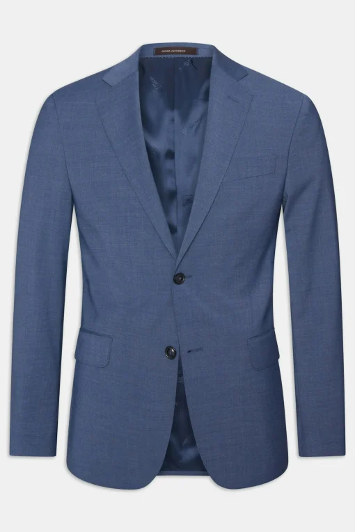 Slim Fit Microstructure Blazer
