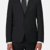 Slim Fit Microstructure Blazer