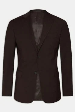 Slim Fit Microstructure Blazer