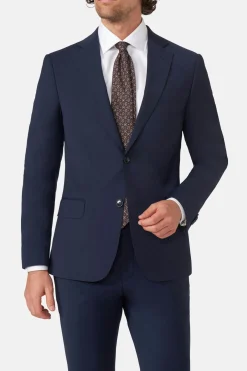 Slim Fit Microstructure Blazer