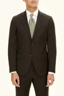 Slim Fit Microstructure Blazer