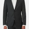 Slim Fit Microstructure Blazer