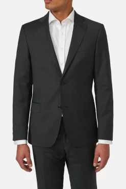 Slim Fit Microstructure Blazer