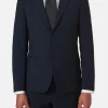 Slim Fit Microstructure Blazer