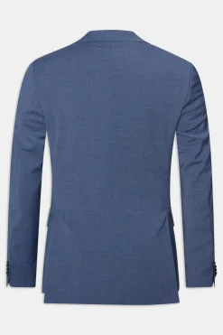Slim Fit Microstructure Blazer