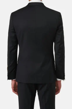 Slim Fit Microstructure Blazer