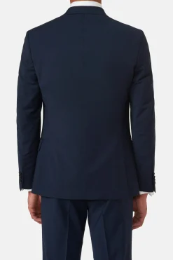 Slim Fit Microstructure Blazer