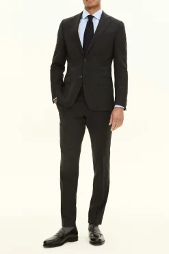 Slim Fit Microstructure Blazer