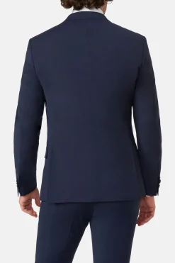 Slim Fit Microstructure Blazer