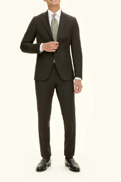 Slim Fit Microstructure Blazer