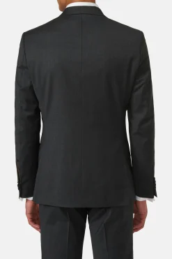 Slim Fit Microstructure Blazer