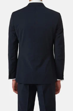 Slim Fit Microstructure Blazer