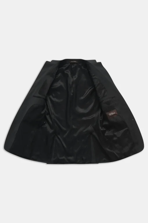 Slim Fit Microstructure Blazer