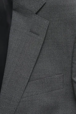 Slim Fit Microstructure Blazer