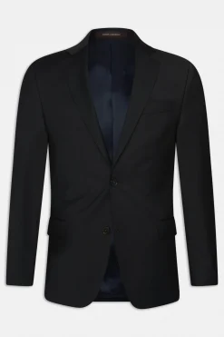 Slim Fit Microstructure Blazer